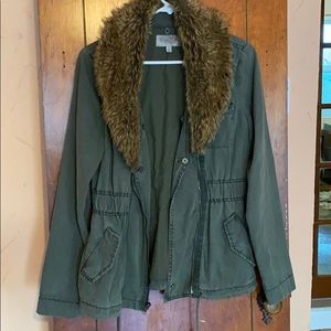 Ecote Army green jacket.